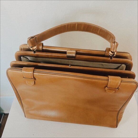 Vintage Waldman calf leather handbag - Picture 2 of 4